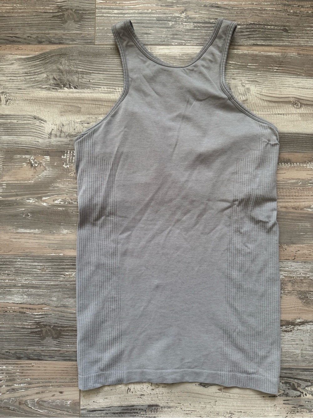 Women’s Lululemon Swiftly Tech High Neck Racerback Tanktop Grey Built in Bra